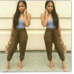 Woman's casual jegging trouser